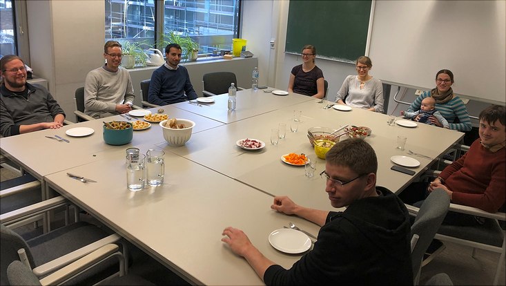 Lunch always helps to bring people together