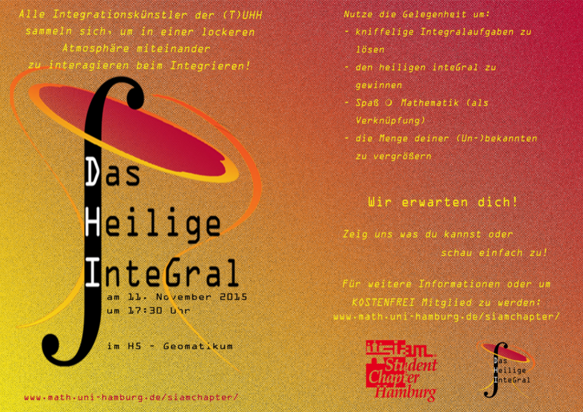 Integration competition 'Das Heilige InteGral'
